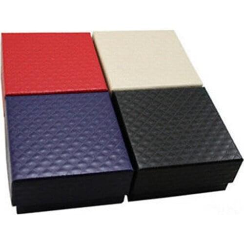 1PC Square Packing Box Ring Necklace Earring Bracelet Wedding Date Jewelry Gift Box