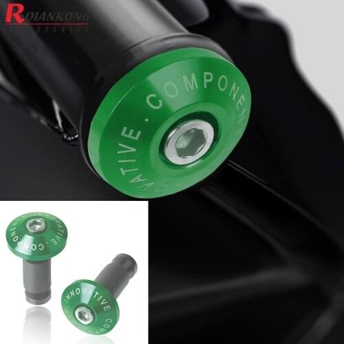 FOR KAWASAKI Ninja Z750 Z800 Z900 SUZUKI HONDA Universal 22mm Aluminum motorcycle handlebar ends handle bar Grips Ends tips caps