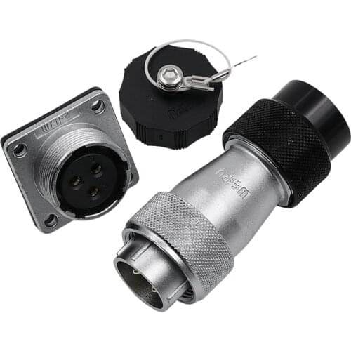 WS20 TD+Z 5A 10A 25A 400V 500V High Voltage 2Pin 3Pin 4Pin 5Pin AC DC Power Adapter Cable M20 6-12 Pin Powercon Solar Connector