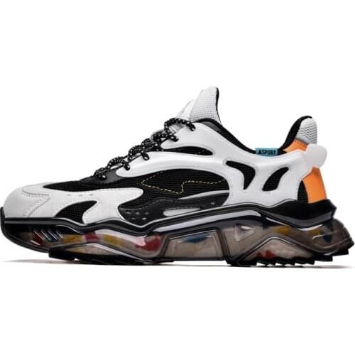 Men Sneakers Big Size Tennis Shoes Fashion Breathable Air Cushion Sports Shoes Luxury Brand Male Casual Walking Trainers 39-45