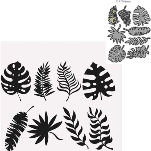 Metal Cutting Dies Cut leaf Decoration Scrapbook Paper Craft Knife Mould Blade Punch Stencils