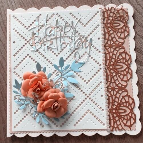 Background Metal Cutting Dies For Scrapbooking Stencils DIY Album Cards Decoration Embossing Folder Craft Die Cuts