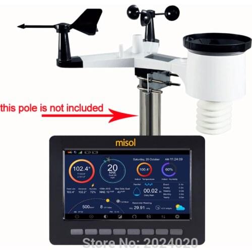 Misol /Wireless weather station connect to WiFi, upload data to web (wunderground)
