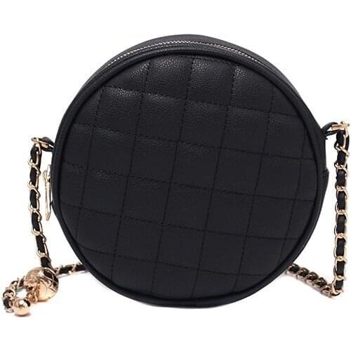 Fashion Women Messenger Bags Round bag Girls Crossbody Bag For Girls Chains Shoulder Bag Lady 2021New Small Handbag Design Sling
