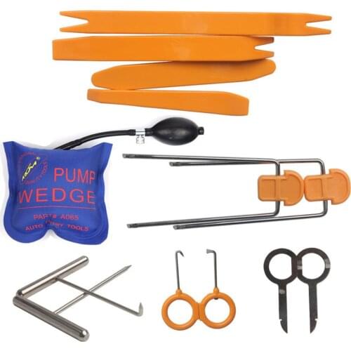 Lock Picks Kit Lock Pick Set Machine For Making Keys Locksmith Tools Pump Wedge Lock Pick Car Opening Tools 13 pcs/set