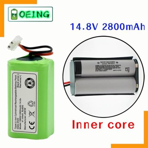 NEWEST 100% 14.8V 2600mah 6800Mah Lithium Battery For ILIFE A4 A4s V7 A6 V7s Plus Robot Vacuum Cleaner ILife 4S1P Full Capacity