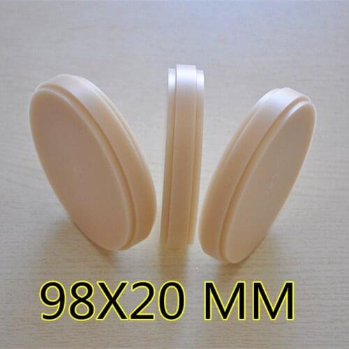 Wholesalers 50 Pieces OD98*20 MM Dental Material PMMA Blocks Wieland CADCAM Milling System Dental PMMA Disc Making Crown Bridges