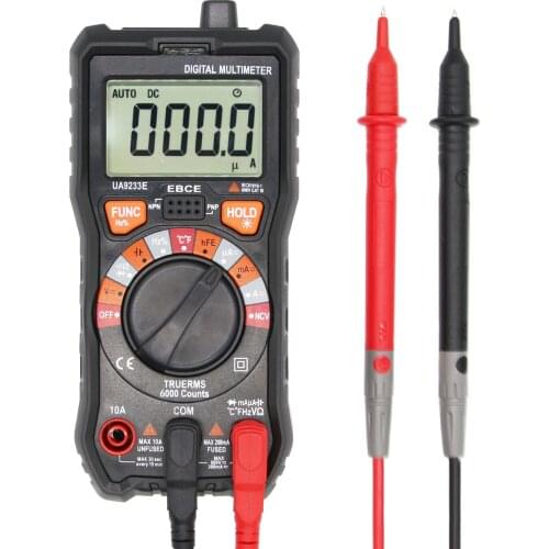 Professional Digital Multimeter Handheld AC DC Voltage Tester Voltmeter LCD Display 6000 Counts Meter