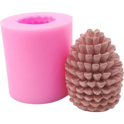 Monqui Pinecones Christmas Silicone Soap Molds Candle Molds Art Craft Molds Resin Molds