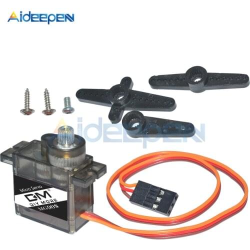 MG90S 9g Servo Metal Gear Upgraded SG90 Digital Micro Servos for Smart Vehicle Helicopter Boat Car