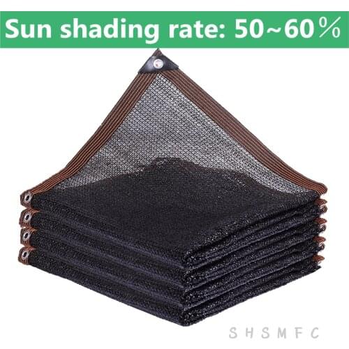 Anti-UV HDPE Black Sun Shading Net Succulent Plant Outdoor Swimming Pool Shading Net Garden Greenhouse Sun Shade Cooling Sun Net