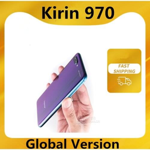 Global Version Honor 10 COL-L29 Cell Phone 5.84" Full Screen Android 8.1 Fingerprint 24.0MP Kirin 970 Octa Core OTA NFC Dual Sim