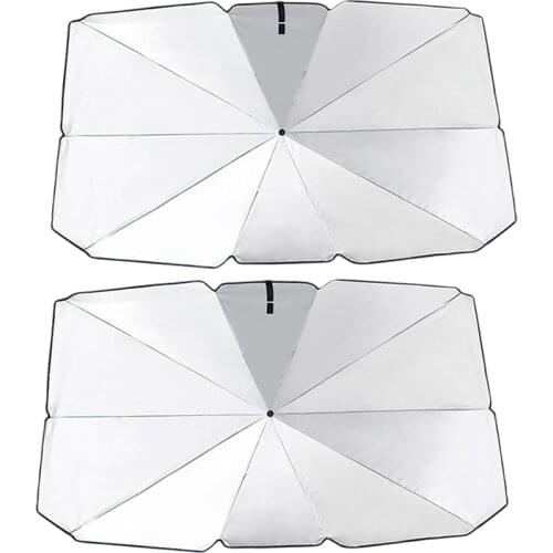 Car Windshield Sunshade Umbrella Foldable Sun Visor Protector UV Block Interior Car Parasol