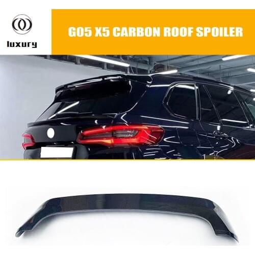 X5 Carbon Fiber Rear Roof Window Wing Spoiler for BMW G05 New X5 2019 UP Auto Racing Car Styling Tail Boot Lip Wing