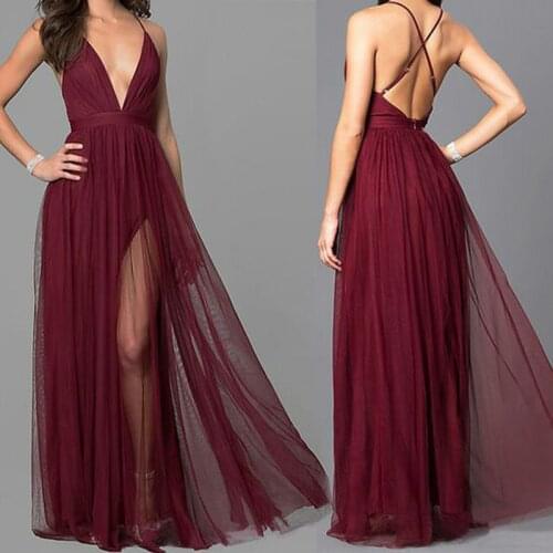 Womens Chiffon Draped Staphetti Strap Maxi Dress Floor Length V-neck Backless Long Dresses 2020 New Sling Party Holiday Clothes