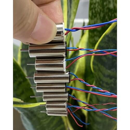 1PC DC 3V-3.7V Coreless Motor 0408,412,612,615,617.716,720,816,8520,1020 High Speed Strong Magnetic For RC Drone Aircraft