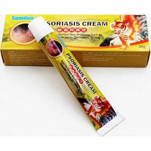 1PC Anti Fungal Cream Tiger Balm Herbal Ointment Eczema Pruritus Dermatitis Itch Psoriasis Medical Plaster Skin Care Q4Q774