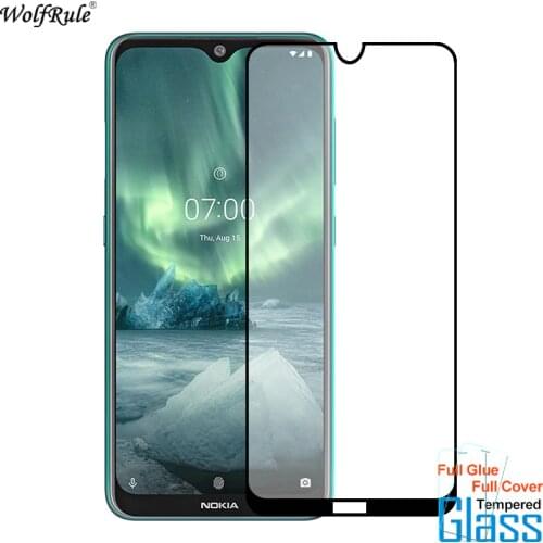 2Pcs Screen Protector For Nokia 2.3 7.2 5.3 Tempered Glass Full Glue Cover Protective Phone Film For Nokia 2.3 7.2 5.3 Glass