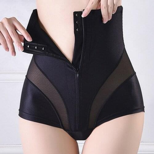 2020 Slimming Underwear High Waist Trainer Women Sexy Butt Lifter Tummy Control Panties Zipper Bodysuits Body Shaper Shapewear