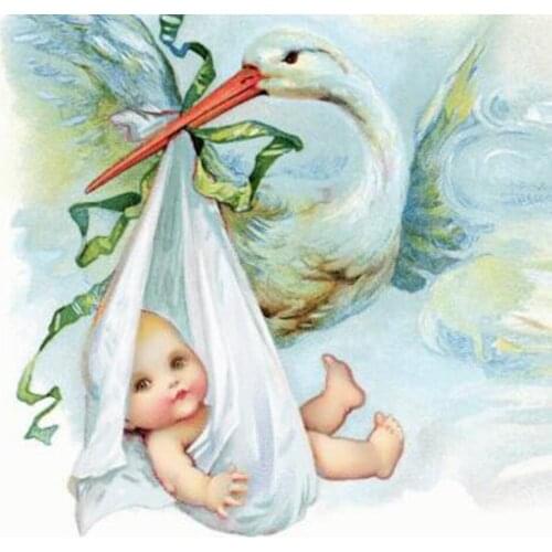 5D Diy Diamond Painting Cross Stitch Mosaic Needlework Baby Full Square or round Rhinestone Diamond Embroidery Home DecorZP-1269