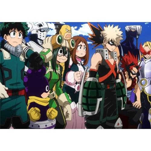 DIY 5D Diamond Painting My Hero Academia Posters Anime Diamond Embroidery Diamond Mosaic Cross Stitch Home Decoration