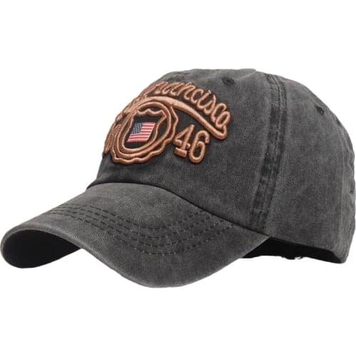 Baseball Cap Women Hats for Men Golden Letter Embroidery Trucker Brand Snapback Caps Male Vintage Casquette Bone Black Dad Hat