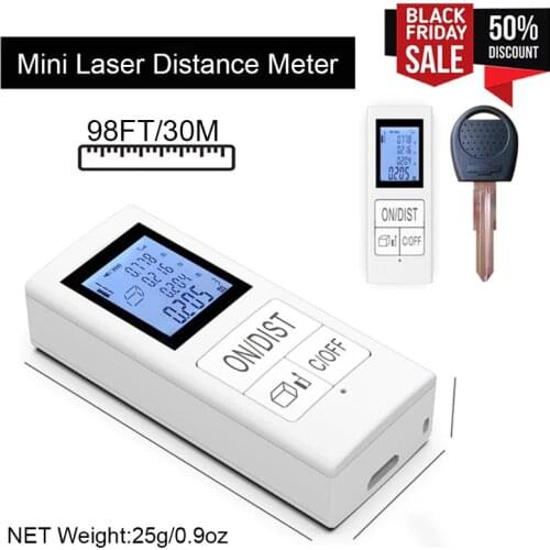 Mini Digital laser distance meter Rechargeable Measure 98 Ft/30M Home Use Measurement Tool 0.03-30m rangefinder Drop Shipping