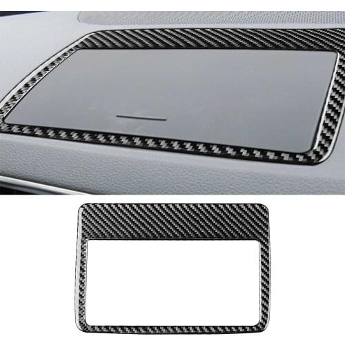 Central Control Navigation GPS Decoration Cover Trim Sticker Decal for Audi Q3 2013 2014 2015 2016 2017 2018 Car Accessories