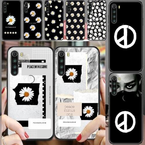 G-DRAGON PEACEMINUSONE Phone case For Xiaomi Redmi Note 7 7A 8 8T 9 9A 9S K30 Pro Ultra black silicone cell cover painting coque