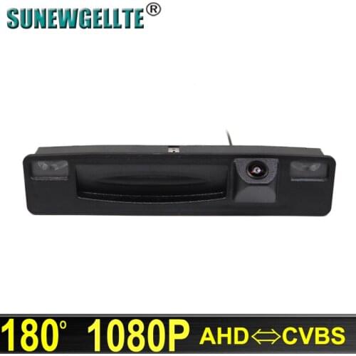 180° 1080P HD AHD Vehicle Car Rear View Reverse Backup parking Trunk Handle Camera For Ford Focus 2015~2017