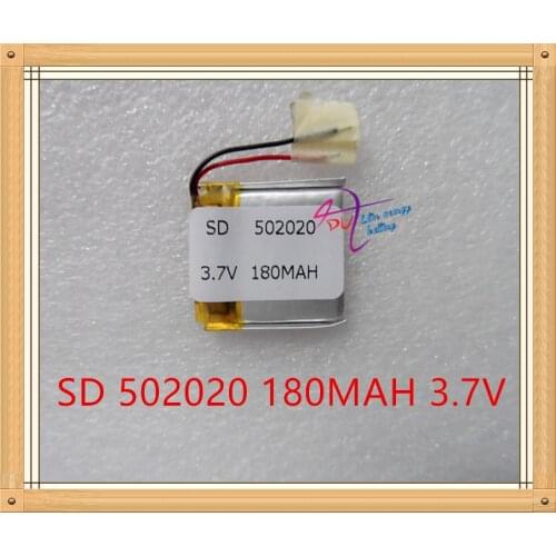 Liter energy battery 3.7V polymer lithium battery 502020 180mAh small toys Bluetooth headset small equipment general battery