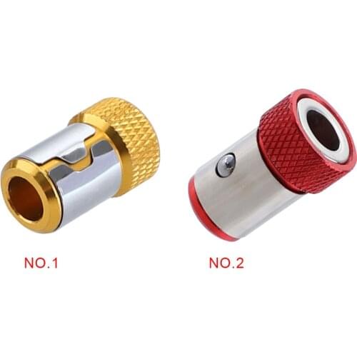 Magnetic Ring 1/4” Metal Screwdriver Bit Magnetic Ring For 6.35mm Screw Drill Tip Magnet Powerful Ring Tools Set Professional
