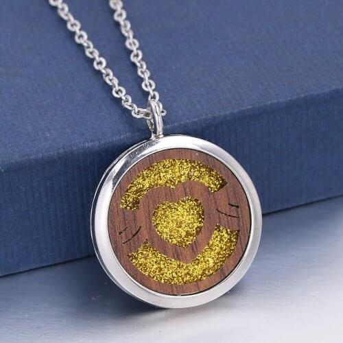 1pc Magnetic Open Heart Wing Locket Pendant Perfume Essential Oil Diffuser Locket Stainless Steel Necklace Jewelry with Pads