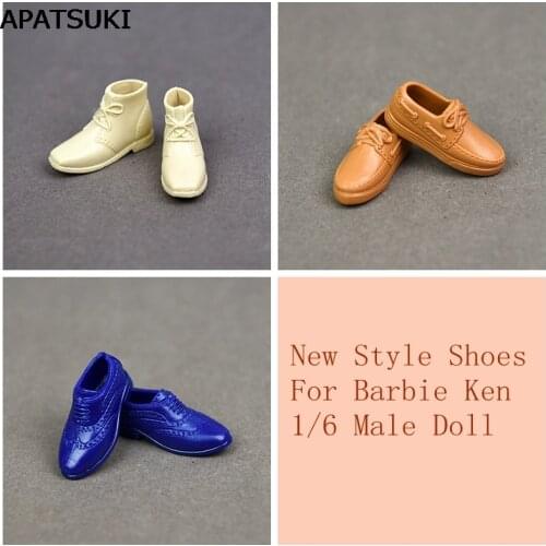 Fashion Doll Shoes Sneakers Shoes For Ken Male Dolls Accessories Casual Shoes For Barbie Boyfriend Prince Ken 1/6 Men Doll