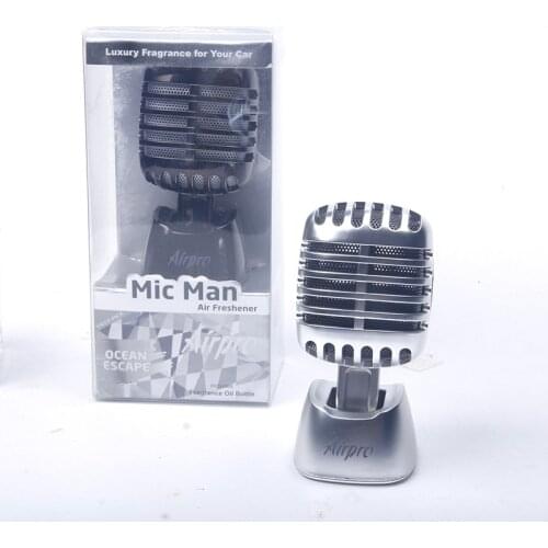 Fashion Microphones Diffuser Dashboard Perfume Seat Air Freshener Auto Perfume Interior Decor Car Ornament Accessories