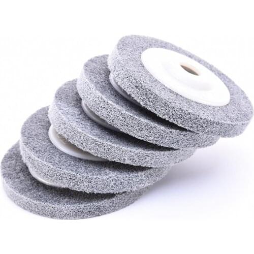 100*12*16 Mm Nylon Grinding Disc 7P 180# Wheel For Metal Wood Polishing On Angle Grinder For Polishing And Sanding