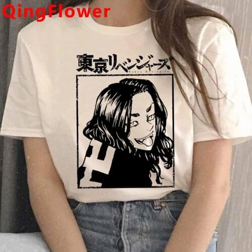 2021 summer new T-shirt anime Tokyo Avengers print short-sleeved casual hip-hop street style Harajuku oversized T-shirt