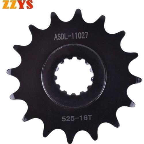 525 16T Front Sprocket Gear Staring Wheels For Yamaha FZ6 Fazer S2 ABS FZ6S YZF600 YZF-R6 YZF 600 750 R6 S R6S YZF750 YZF750R