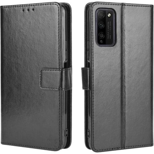 Kickstand Business Leather Flip Case for Huawei Honor 10X Lite Drop Protection Card Pocket Phone Bag Cover Funda Capa
