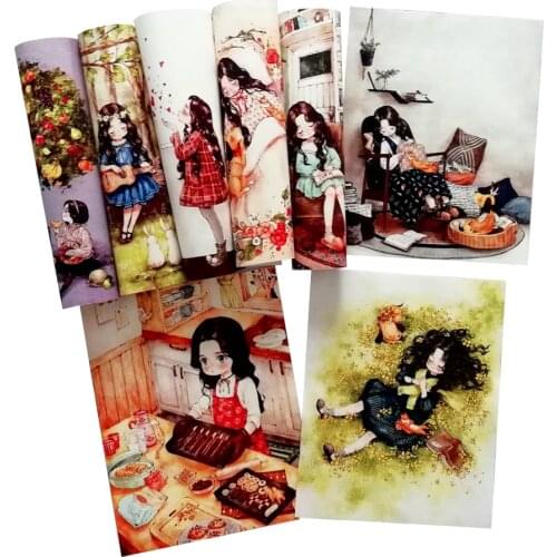 Hand Dyed Cotton Canvas Fabric,3 Pcs/Lot,for DIY Sewing Quilting,Purse,Bags,Book Cover,Crafts,Home Decoration Material,20x25cm