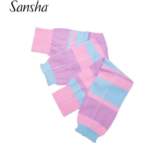 Sansha Kids Knitted Versatile Leg Ankle Warmers Multicolor Warm Up Dance Class Training Performance Dancewear 67BO1002P