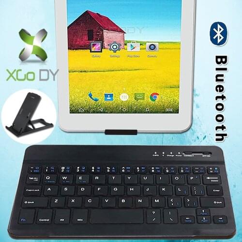 Ultra-thin Wireless Bluetooth Keyboard with Touchpad for XGODY T73Q 7 Inch/XGODY V7 Tablet Keyboard for IOS Android Windows
