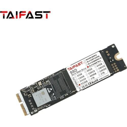 Taifast Fast Speed Internal Nvme 1TB PCIE 2280 SSD Hard Disk M.2 128GB/256GB/512GB SSD for Macbook Laptop A1465 A1466 A1389