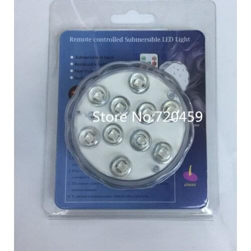 3pcs LED Underwater submersible light RGB Swimming Pool Light With Operated 24Key Wireless Remote controller for Aquarium