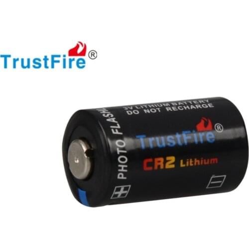 4pcs/lot TrustFire High Quality CR2 CR-2 3V 750mAh Disposable Lithium Battery for Camera/Video Game Pl