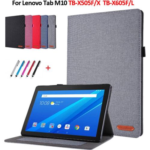 Case for Lenovo Tab M10 Case 10.1" Flip Stand Cowboy Tablet Cover For Coque Lenovo M10 Case TB X505X X505F X505L X605F X605L