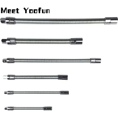Multifunctional Universal Metal Flexible Shaft with 1/4 Sleeve Conversion Head Electric Screwdriver Approved Head Dedicated