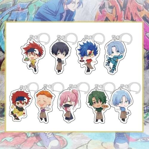 New SK8 The Infinity Acrylic Keychain Cartoon Miya Cherry Blossom Pendant Keyring Fans Gift