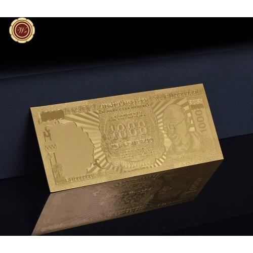 India Rupee 1000 Normal Gold Banknotes Selling In Cheap Price As Gift And Decoration