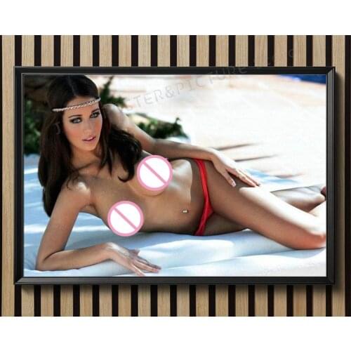 R0230 Holly Peers 02 Star Sexy Beautiful Girl Model Wall Sticker Silk Poster Art Home Decoration